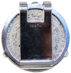 Elvis Presley's Personally Owned Money Clip Featuring an 1881 Morgan Silver Dollar Coin -- With an LOA From Thomas Salva & COA From Graceland Authenticated